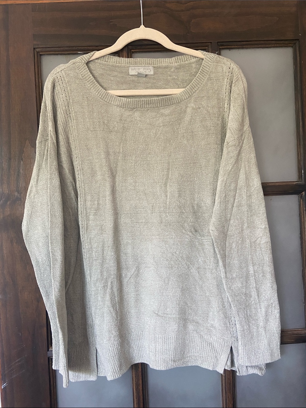Barefoot Dreams CozyChic Ultra Lite Sage Green Sweater